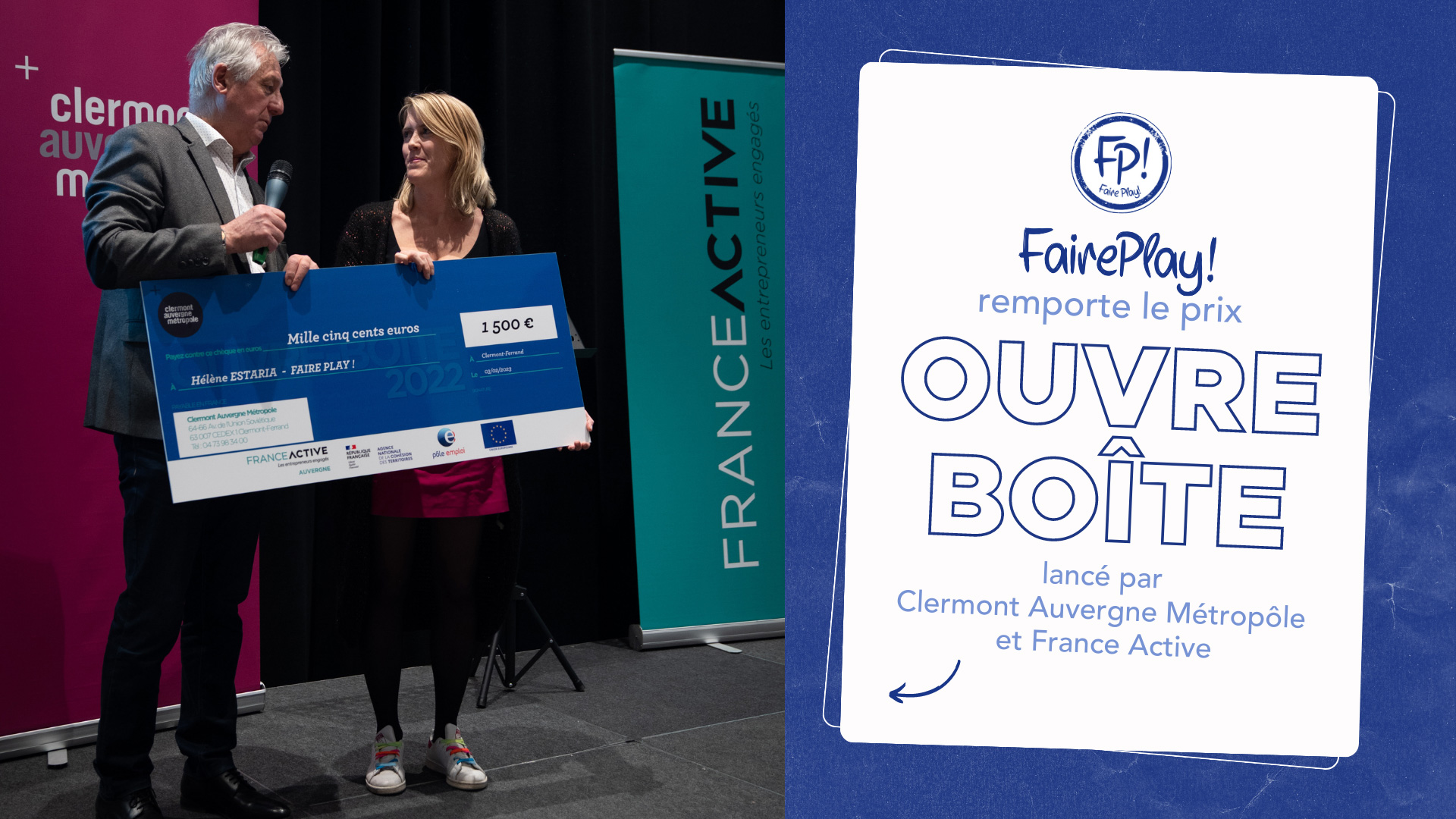 FairePlay a remporté le prix du concours « Ouvre-Boîte » !