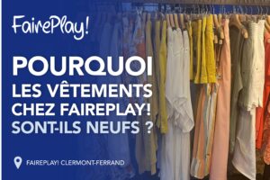 Rayon de vêtements de sport neufs chez FairePlay! à Clermont-Ferrand