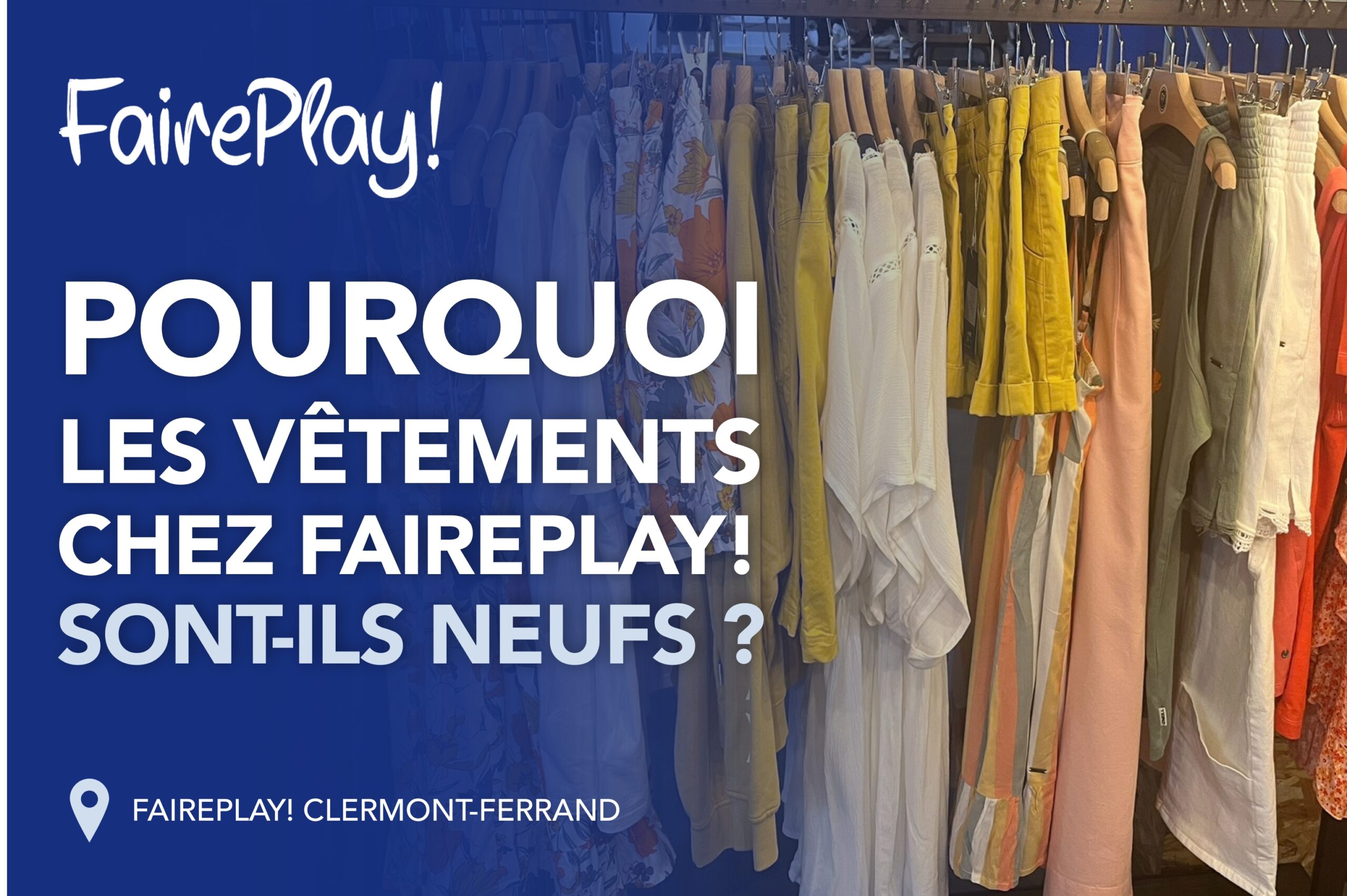 Rayon de vêtements de sport neufs chez FairePlay! à Clermont-Ferrand