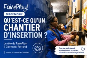 Salariées de FairePlay! travaillant dans un chantier d'insertion à Clermont-Ferrand